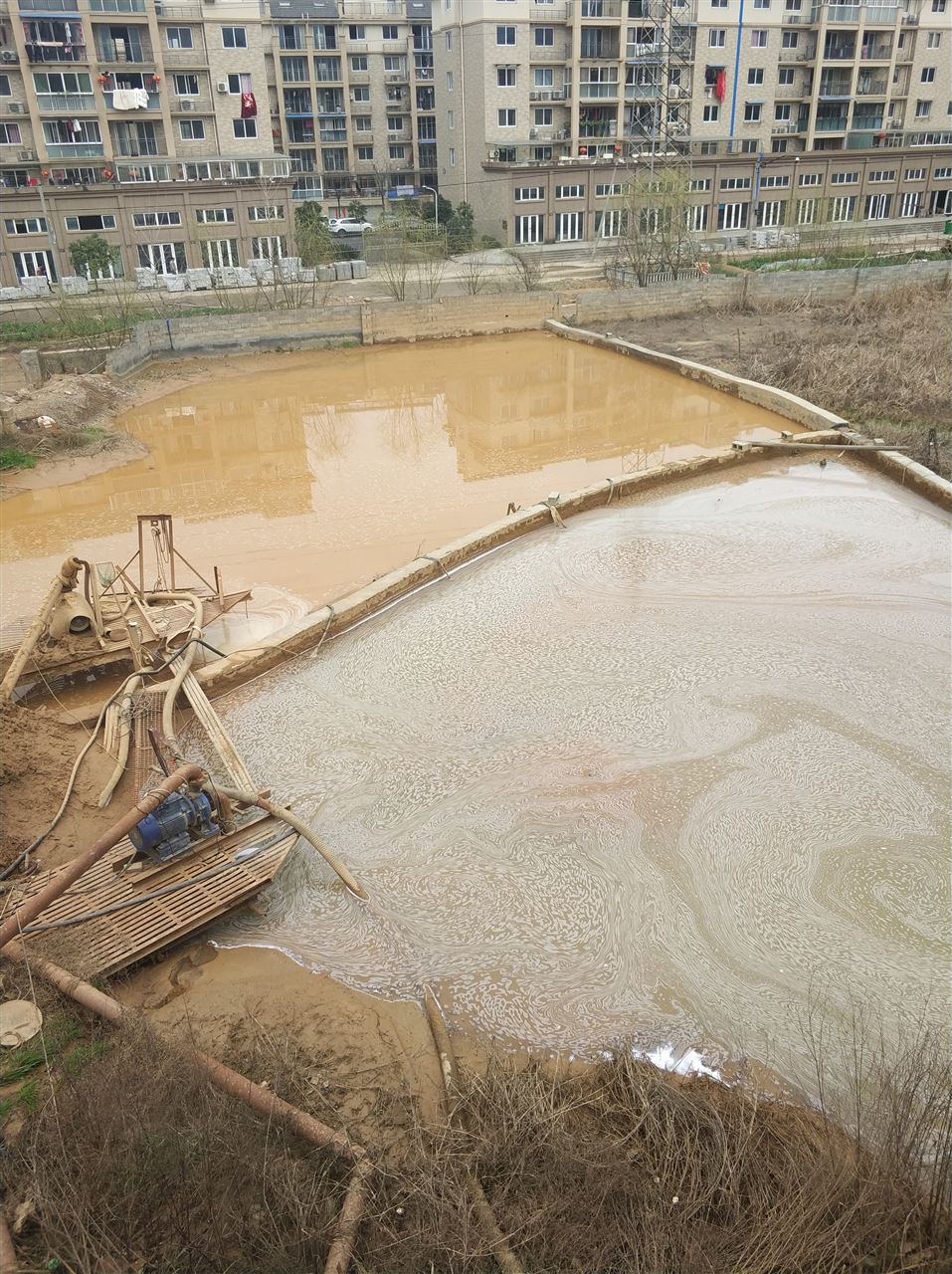 当阳沉淀池淤泥清理-厂区废水池淤泥清淤